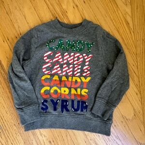 Hanna Anderson Elf Theme Holiday Sweatshirt